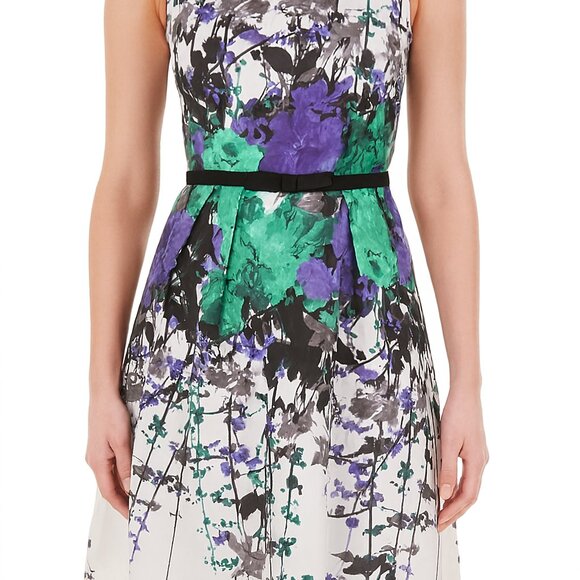 db Established 1962 Floral Midi Dress With Belt Size 8  EUC - Picture 1 of 11